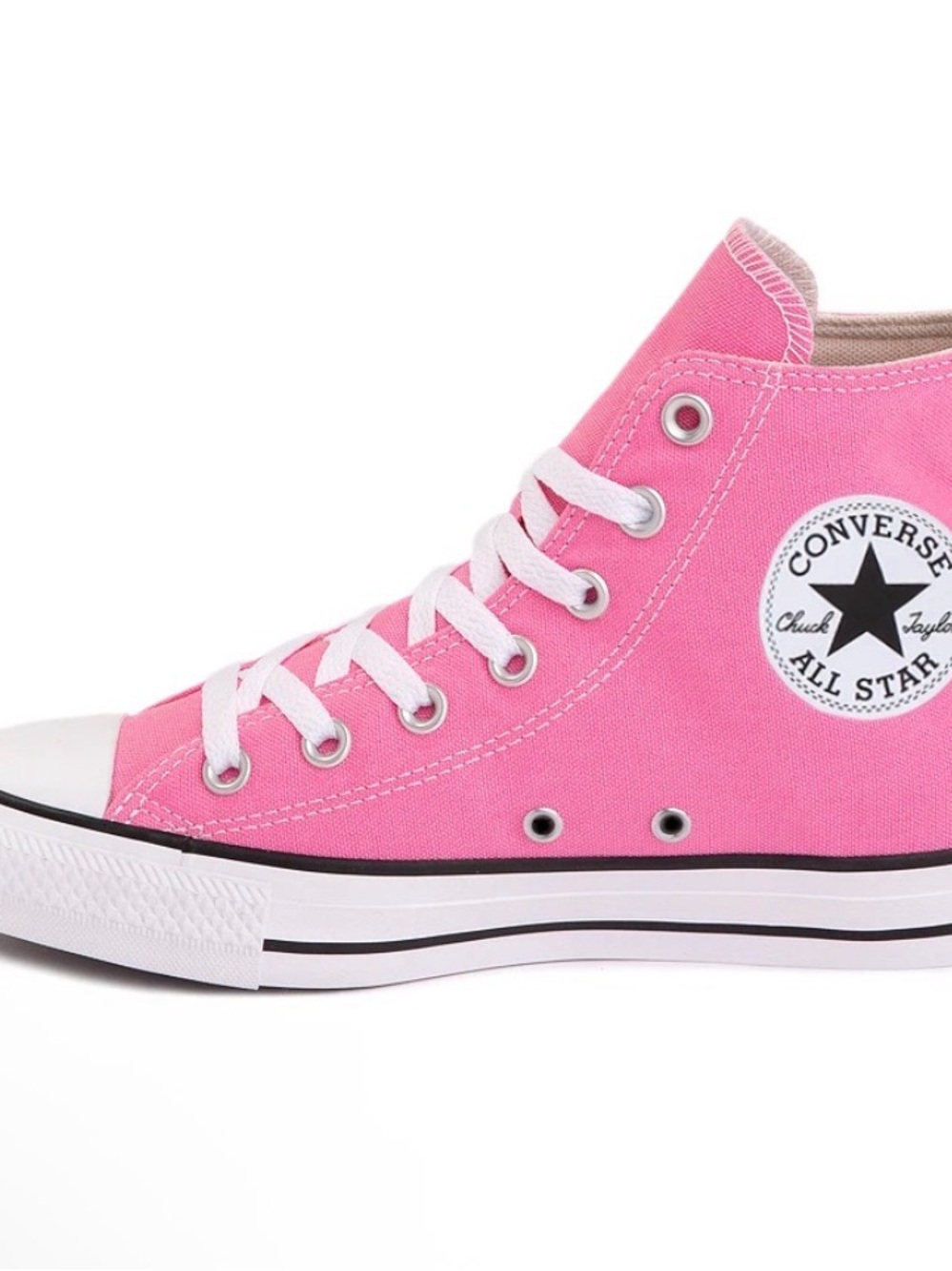 Converse Pink High Top Canvas Sneakers